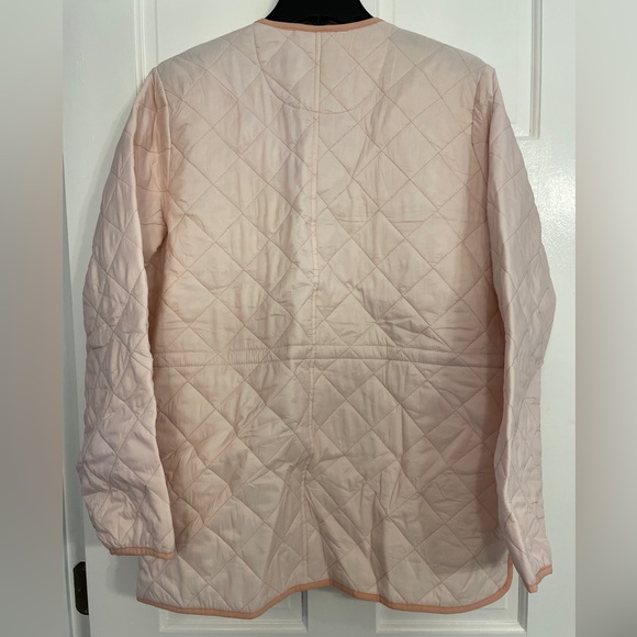 Free Assembly Women's Quilted Cinched Waist Liner Jacket - Picture 4 of 7